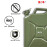 BKR® Premium 10-Liter Green Metal Jerry Can | Heavy-Duty Fuel Storage Container for Generators, Jeeps & Vehicles | Leak-Proof Design with Secure Closure | 2.7 kg | Colour May Vary CA0159