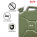 BKR® Premium 10-Liter Green Metal Jerry Can | Heavy-Duty Fuel Storage Container for Generators, Jeeps & Vehicles | Leak-Proof Design with Secure Closure | 2.7 kg | Colour May Vary CA0159