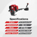 BKR® Petrol Honda Powered Engine GX50 50cc 4 stroke Sidepack Brush Cutter Optimal Control & Comfort LG0700