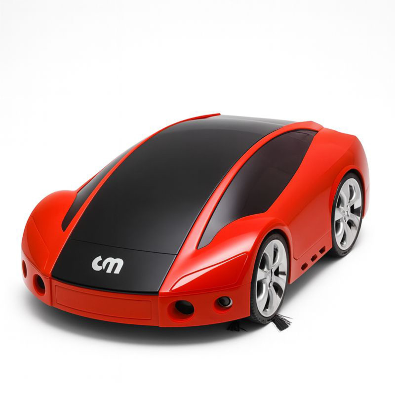 BKR® Transformers QQ4 Robotic Vacuum Cleaner Powerful Suction with .35L Dustbin Cap | with Ultrasonic Sensor, 5 types of movement | NiMH 12.0V Rechargeable Battery - HM0001