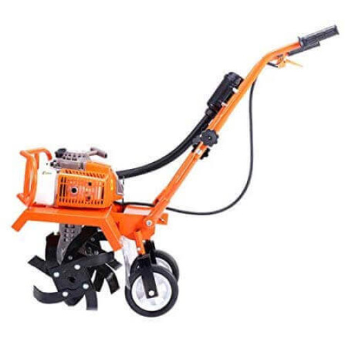 BKR® Heavy Duty Power Tiller with 2 Stroke 68 CC 3.5 HP Engine 