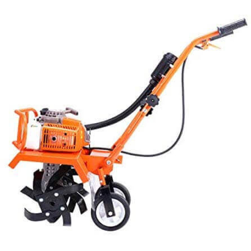 BKR® Heavy Duty Power Tiller with 2 Stroke 68 CC 3.5 HP Engine 
