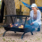 BKR® Premium Quality Portable Firepit with Stand Multi-functional Outdoor Firepit | 95 x 78 x 70 cm, 25kgs weight | High temperature Sand Blasted Metal Finish, Rust free material with 5 years Warranty| LG0937