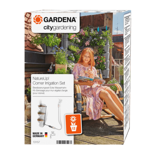 Gardena 13157-20 NatureUp Irrigation Set Corner Water Tap