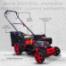 BKR® Petrol Power Rotary Lawn Mower 18 Inches 5.5hp Engine with Rear and Side Discharge Self Propelled LG0616