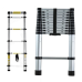 BKR® Exclusive Telescopic Foldable Aluminum Ladder 2M – Lightweight, High-Strength, Compact & Portable