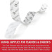 VELCRO® Brand Thin Clear Fasteners  91327 ( 3 1/2in x 3/4in , 4 strips)